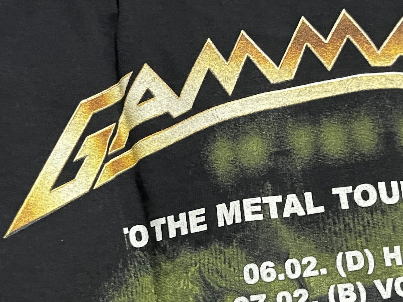 �ں߸ˤ����GAMMA RAY (����ޡ��쥤) TO THE METAL TOUR 2010 �֥ȥ��������᥿�롦�ĥ��� 2010�� T�����  L�������ڥ��쥯�����������ƥ��