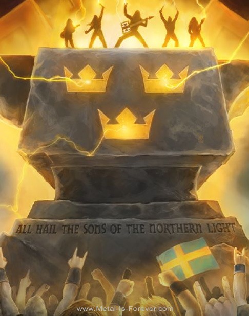 HAMMERFALL (�ϥ�ޡ��ե�����) Sweden Rock Northern Light �֥��������ǥ󡦥��å����Ρ����󡦥饤�ȡ�2019 �ԥ����