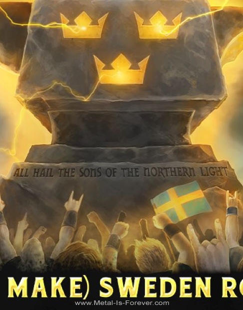 HAMMERFALL (�ϥ�ޡ��ե�����) Sweden Rock Northern Light �֥��������ǥ󡦥��å����Ρ����󡦥饤�ȡ�2019 �ԥ����