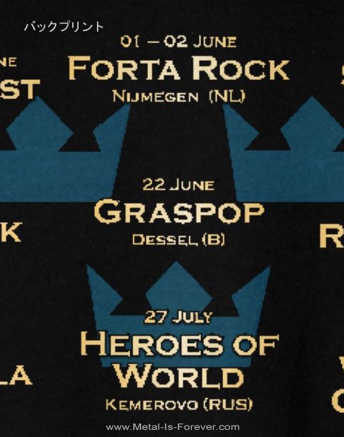 HAMMERFALL (�ϥ�ޡ��ե�����) Sweden Rock Northern Light �֥��������ǥ󡦥��å����Ρ����󡦥饤�ȡ�2019 �ԥ����
