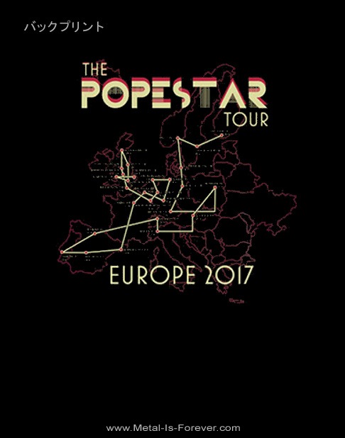 GHOST (��������) Popestar Tour Europe 2017 �֥ݡ��ץ�������2017ǯ���衼���åѡ��ĥ����� T�����