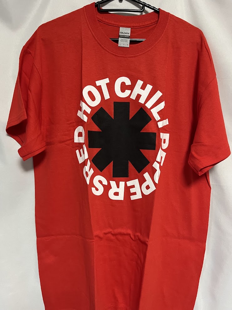 �ں߸ˤ����RED HOT CHILI PEPPERS (��åɡ��ۥåȡ����ꡦ�ڥåѡ���) CLASSIC B&W ASTERISK �֥��饷�å���B&W���������ꥹ���� T����ġ��֡� L������