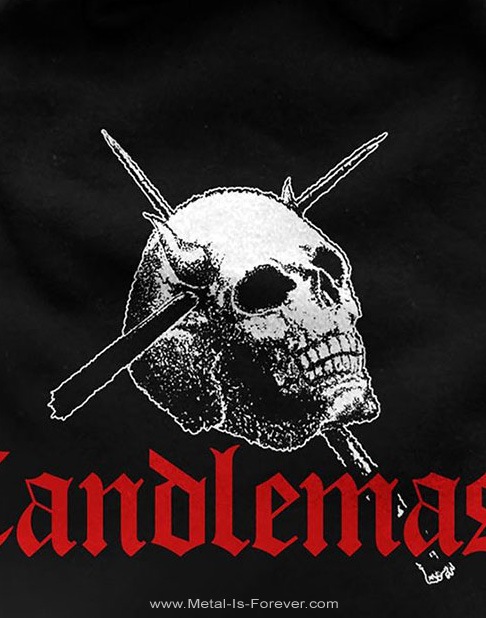 CANDLEMASS (キャンドルマス) Skull & Logo 「スカル・アンド・ロゴ」 ニットキャップ(薄手)|メタルTシャツ専門店