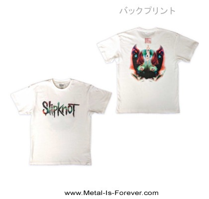 Slipknot ロゴ Tシャツ ホワイト Slipknot スリップノット ロゴTシャツ | Tシャツ WHITE