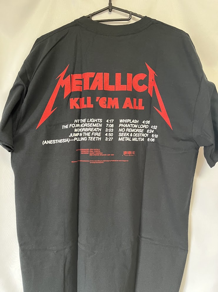 �ں߸�ͭ���METALLICA (�᥿�ꥫ) Kill 'Em All �֥��롦���ࡦ��������������Ŵ�ȡʥϥ�ޡ��ˡץȥ�å��ꥹ�� T����� L������
