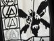 �ں߸ˤ����LINKIN PARK (��󥭥󡦥ѡ���) Logos Rectangle �֥��������쥯���󥰥�� T����� L������