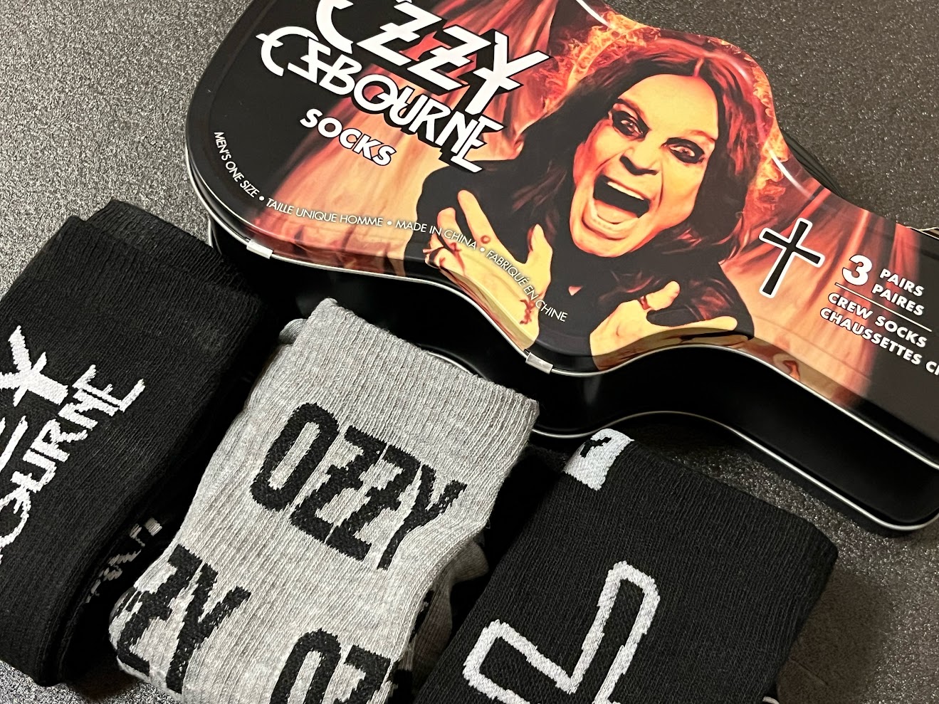 オジーオズボーン2枚セット 在庫あり】OZZY OSBOURNE (オジー・オズボーン) Logo 「ロゴ」 靴下