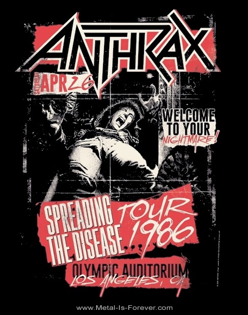 ANTHRAX (���󥹥�å���) Spreading the Disease �ֶ����Υ���å��崶����1986ǯ�ĥ��� �ԥ����