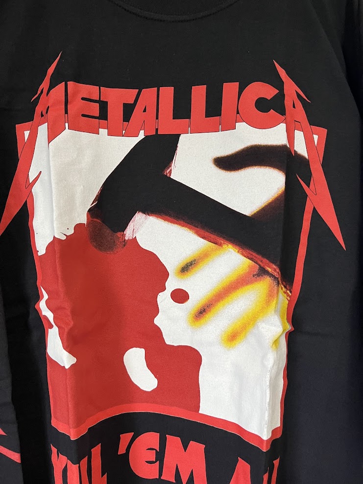 �ں߸�ͭ���METALLICA (�᥿�ꥫ) Kill 'Em All �֥��롦���ࡦ��������������Ŵ�ȡʥϥ�ޡ��ˡ� Ĺµ�ԥ���� XXL������