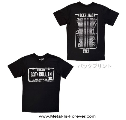 NICKELBACK (�˥å���Хå�) Get Rollin' Tour �֥��åȡ�������󡦥ĥ����ץ����ܥ� T�����