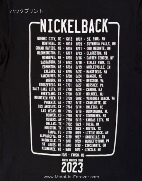 NICKELBACK (�˥å���Хå�) Get Rollin' Tour �֥��åȡ�������󡦥ĥ����ץ����ܥ� T�����
