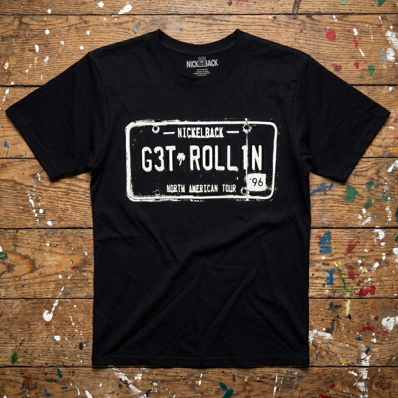NICKELBACK (�˥å���Хå�) Get Rollin' Tour �֥��åȡ�������󡦥ĥ����ץ����ܥ� T�����