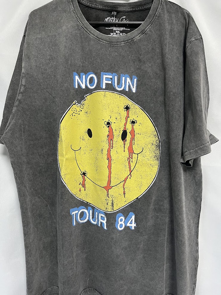 �ں߸�ͭ���MOTLEY CRUE (��ȥ꡼�����롼) No Fun Tour '84 ��1984ǯ���Ρ����ե��󡦥ĥ����ץ��ȡ��󡦥����å��� T����ġʥ��㥳���롦���졼�� XXL������