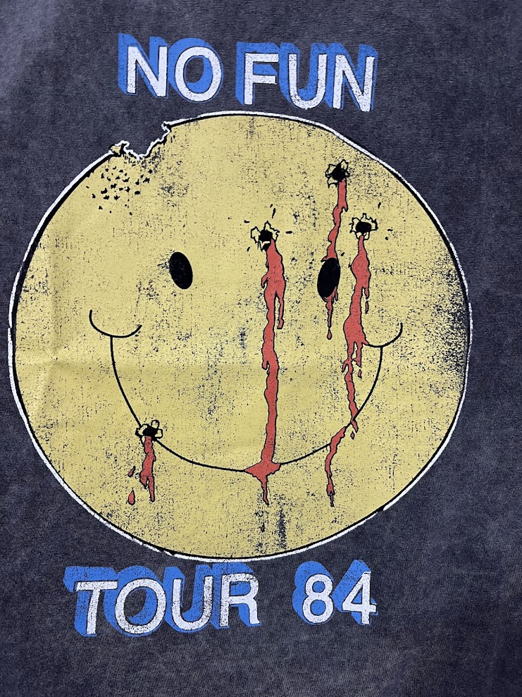 �ں߸�ͭ���MOTLEY CRUE (��ȥ꡼�����롼) No Fun Tour '84 ��1984ǯ���Ρ����ե��󡦥ĥ����ץ��ȡ��󡦥����å��� T����ġʥ��㥳���롦���졼�� XXL������