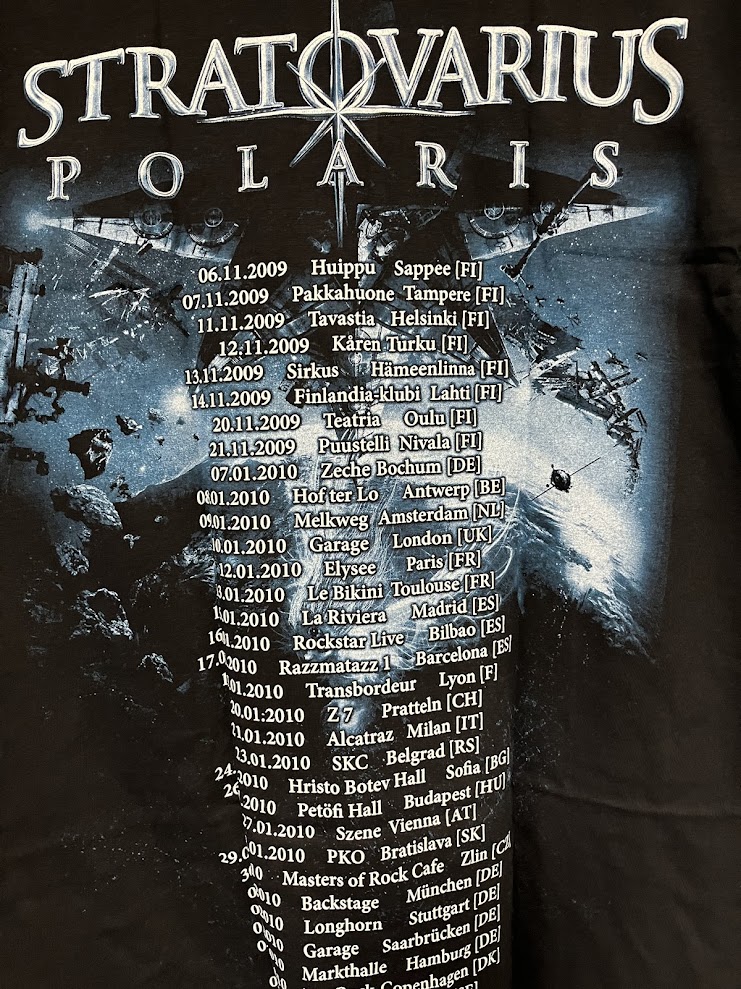�ں߸ˤ����STRATOVARIUS (���ȥ�ȥ����ꥦ��) POLARIS �֥ݥ�ꥹ��2009ǯ�ĥ��� T�����  S�������ʼ¼�M�������ˡڥ��쥯�����������ƥ��
