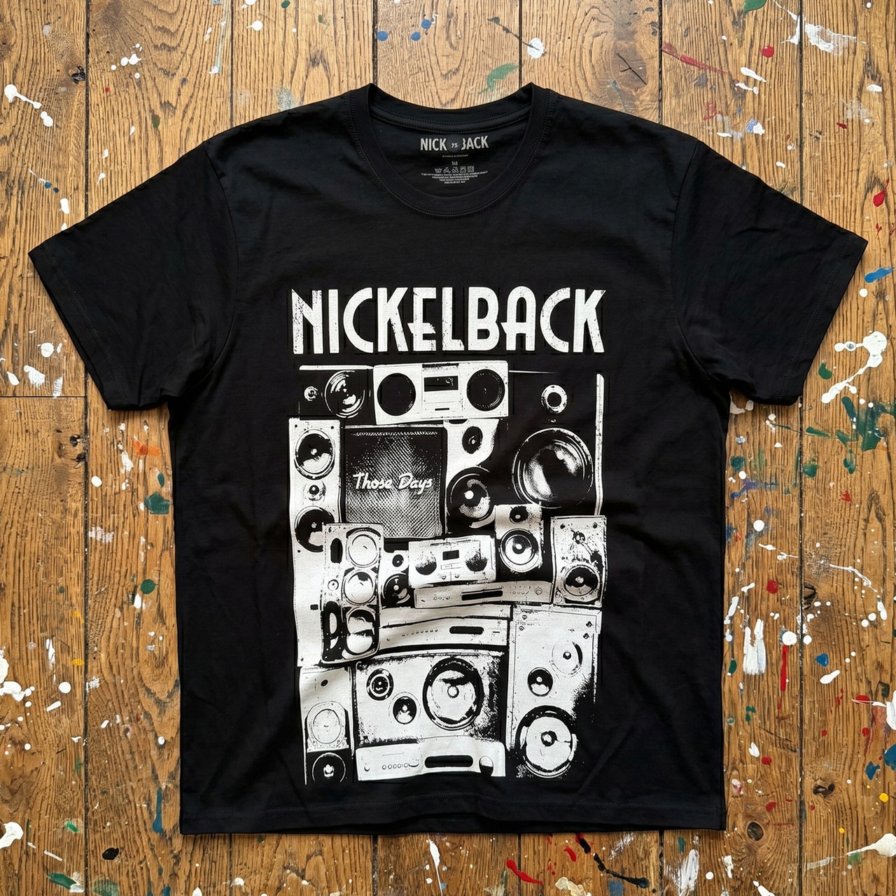 NICKELBACK (�˥å���Хå�) Wall Speakers �֥������롦���ԡ������ץ����ܥ� T�����