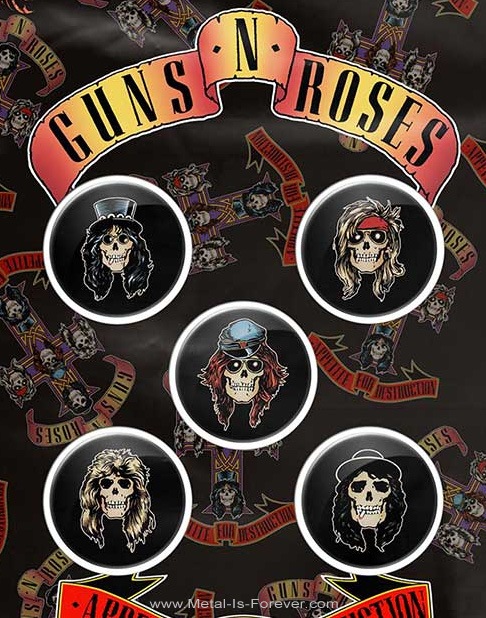 GUNS N' ROSES (���󥺡�����ɡ���������) Appetite For Destruction �֥��ڥ����ȡ��ե������ǥ����ȥ饯������ �Хå������å�