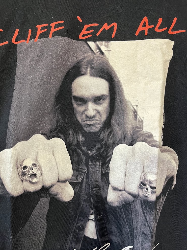 �ں߸�ͭ���METALLICA (�᥿�ꥫ) Cliff Burton Fists �֥���ա��С��ȥ󡦥ե����ȡ� T����� T����� L������