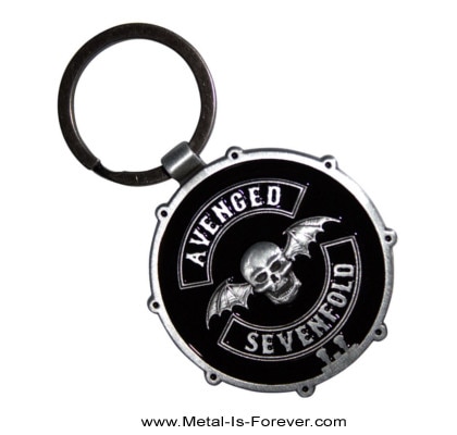 AVENGED SEVENFOLD (�������󥸥ɡ�������ե������) Deathbat Crest Drum �֥ǥ��Хåȡ����쥹�ȡ��ɥ��� ������������