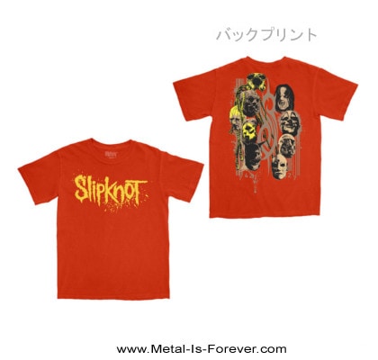 SLIPKNOT (����åץΥå�) Splatter Logo �֥��ץ�å����������� T����ġʥ���󥸡�