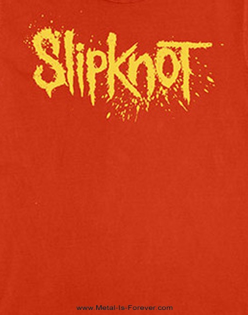 SLIPKNOT (����åץΥå�) Splatter Logo �֥��ץ�å����������� T����ġʥ���󥸡�