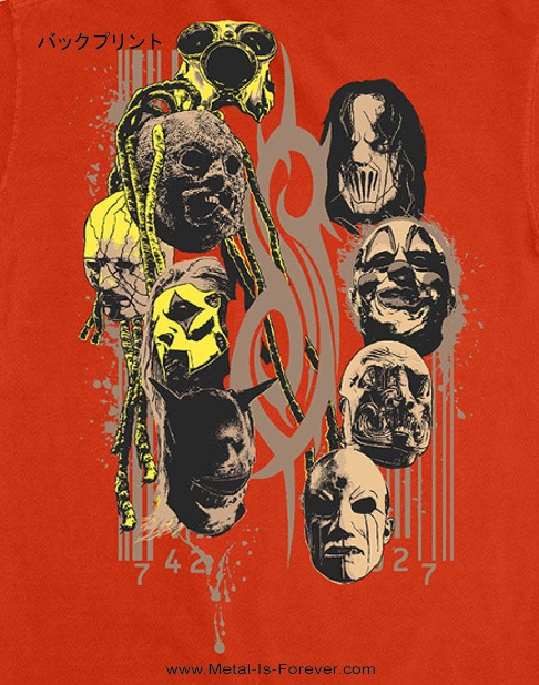 SLIPKNOT (����åץΥå�) Splatter Logo �֥��ץ�å����������� T����ġʥ���󥸡�