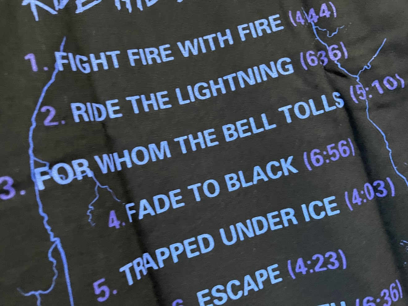 �ں߸�ͭ���METALLICA (�᥿�ꥫ) Ride the Lightning �֥饤�ɡ������饤�ȥ˥󥰡� �ȥ�å��ꥹ�� �ԥ���� L������