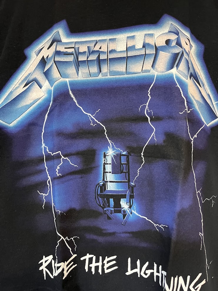 �ں߸�ͭ���METALLICA (�᥿�ꥫ) Ride the Lightning �֥饤�ɡ������饤�ȥ˥󥰡� �ȥ�å��ꥹ�� �ԥ���� L������