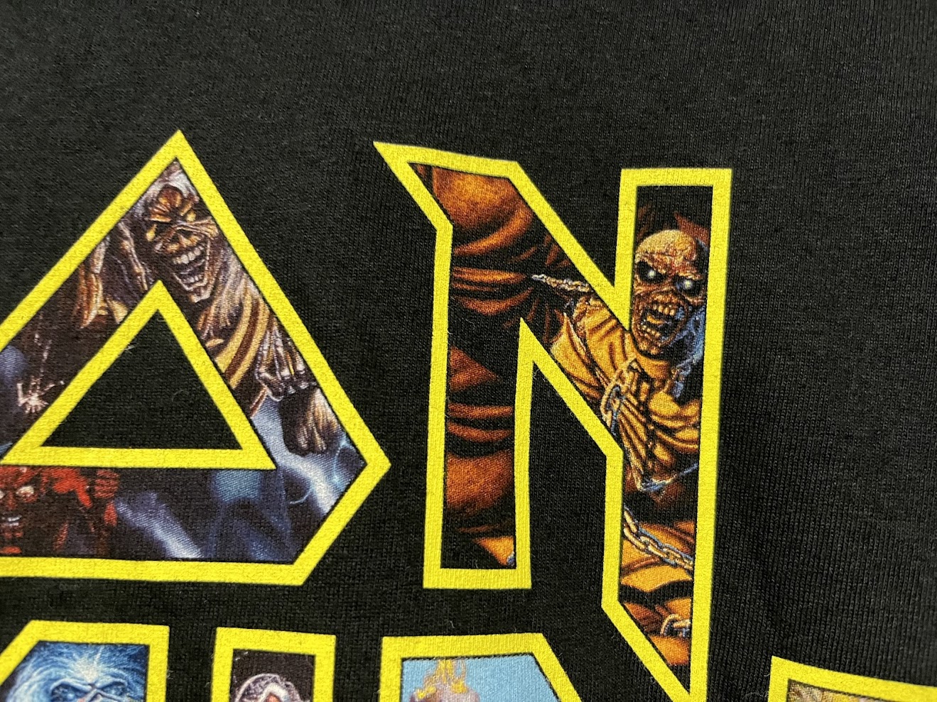 �ں߸ˤ����IRON MAIDEN (�������󡦥ᥤ�ǥ�) EDDIE LOGO�֥��ǥ��������� �ԥ���� XL������