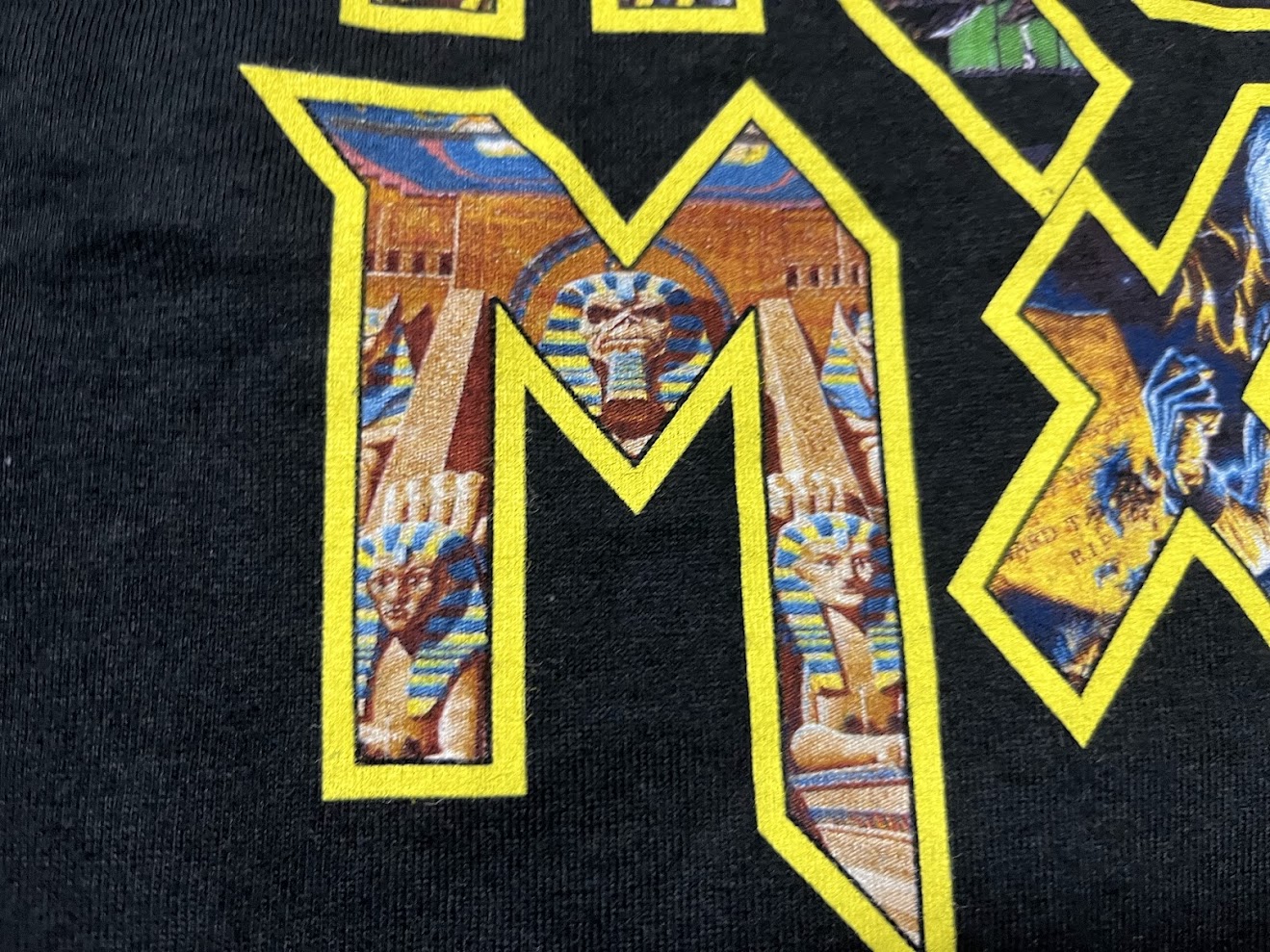 �ں߸ˤ����IRON MAIDEN (�������󡦥ᥤ�ǥ�) EDDIE LOGO�֥��ǥ��������� �ԥ���� XL������