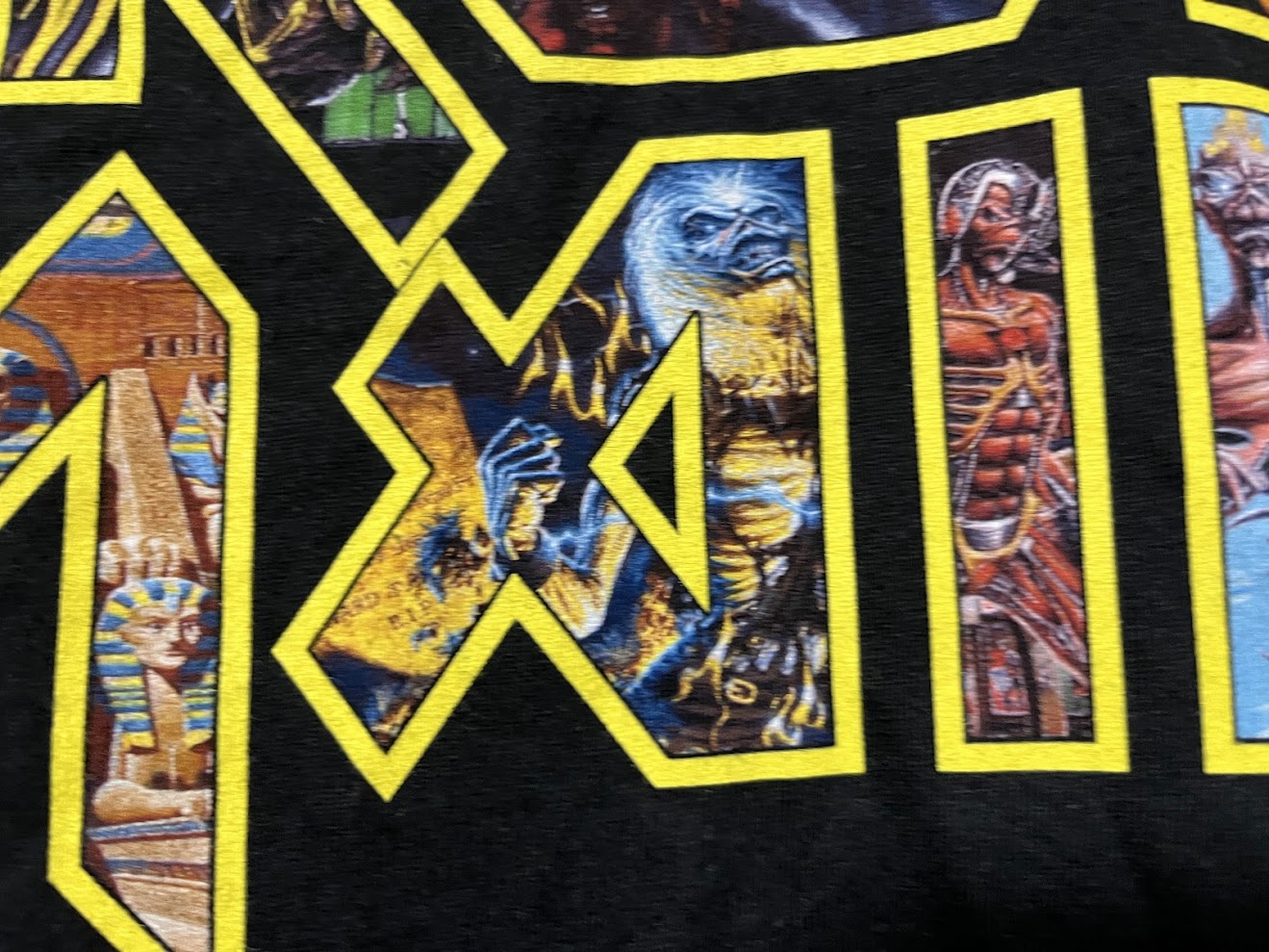 �ں߸ˤ����IRON MAIDEN (�������󡦥ᥤ�ǥ�) EDDIE LOGO�֥��ǥ��������� �ԥ���� XL������