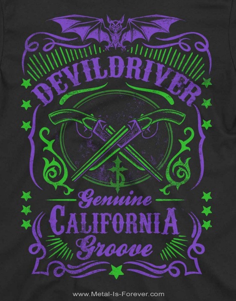 DEVILDRIVER (デヴィルドライヴァー) Cross Guns 「クロス･ガンズ」 Tシャツ｜メタルTシャツ専門店 METAL IS