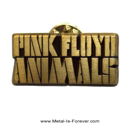 PINK FLOYD (ԥ󥯡ե) Animals Gold Text Logo֥˥ޥ륺ɡƥȡ ԥХå