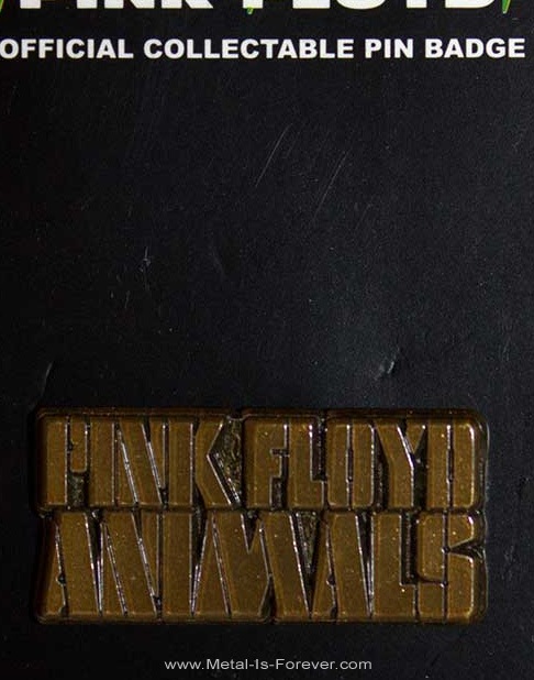 PINK FLOYD (ԥ󥯡ե) Animals Gold Text Logo֥˥ޥ륺ɡƥȡ ԥХå