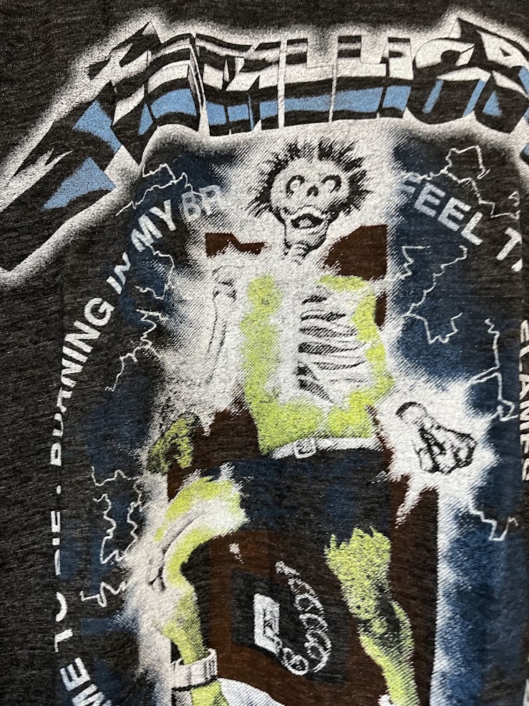 �ں߸�ͭ���METALLICA (�᥿�ꥫ) Ride the Lightning �֥饤�ɡ������饤�ȥ˥󥰡� �إ������졼 �ԥ���� XL������