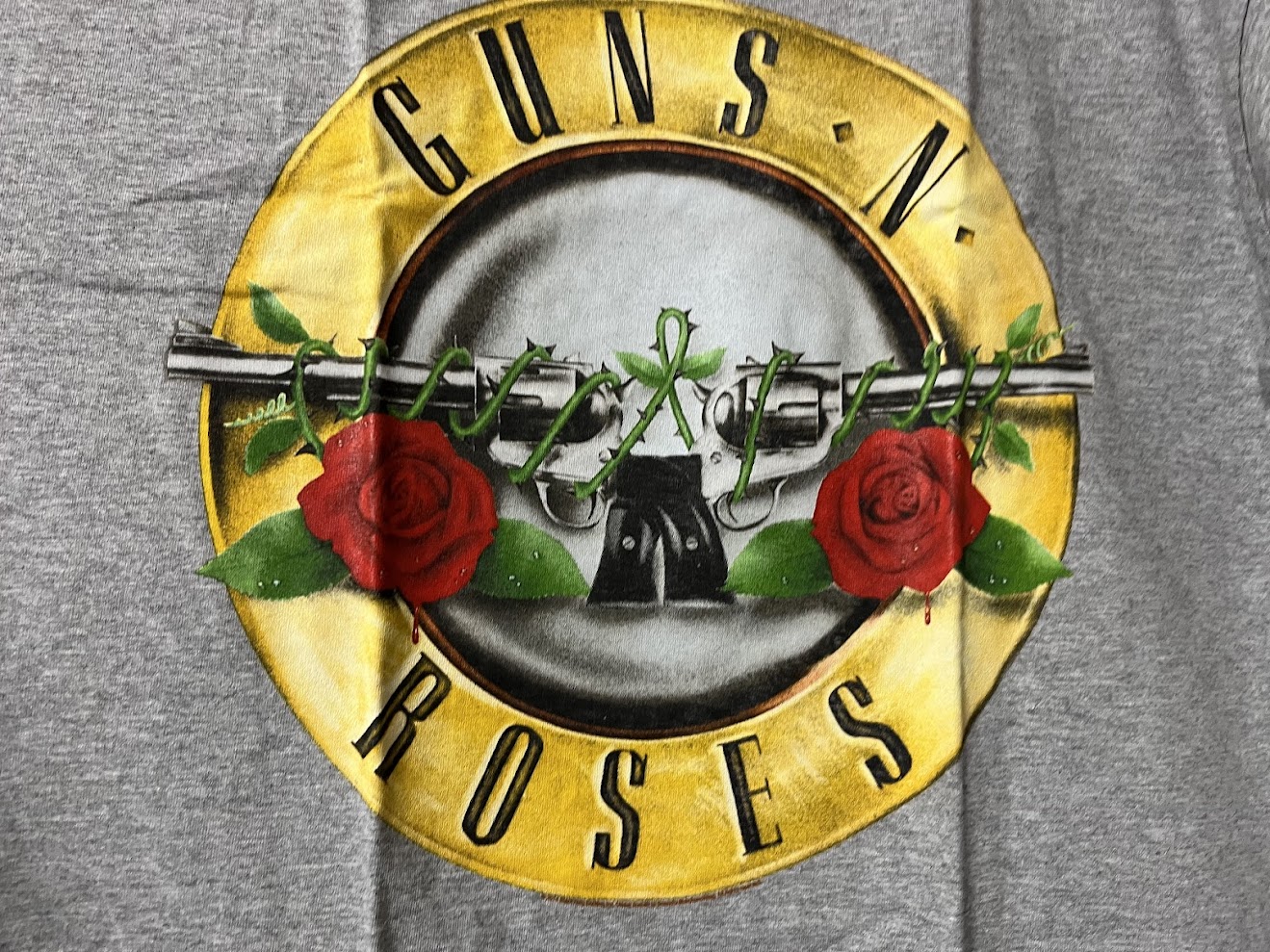 �ں߸ˤ����GUNS N' ROSES (���󥺡�����ɡ���������) CLASSIC LOGO �֥��饷�å��������� T����� M������