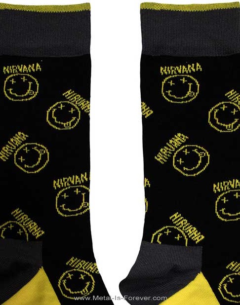 NIRVANA (�˥��������) Smiley & Logo �֥��ޥ��꡼������Ɏ������� ����