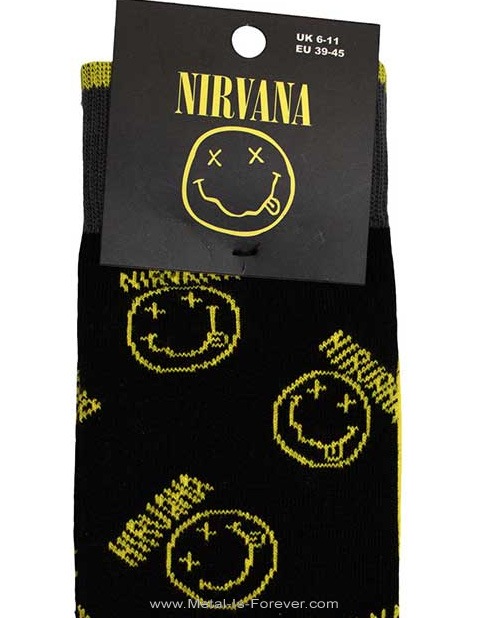 NIRVANA (�˥��������) Smiley & Logo �֥��ޥ��꡼������Ɏ������� ����