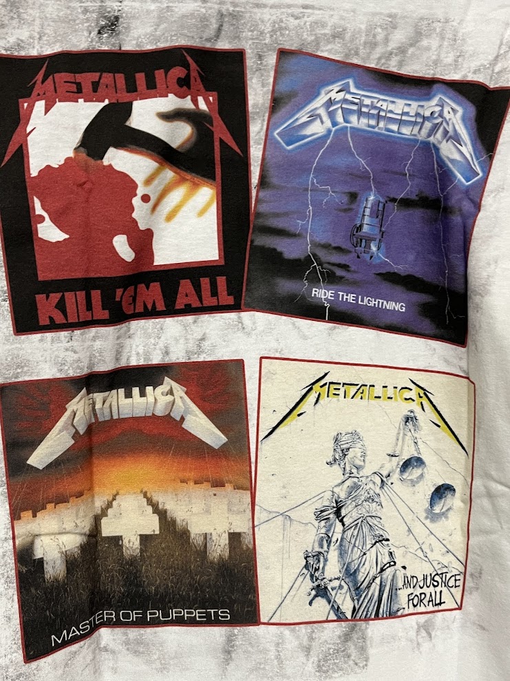 �ں߸�ͭ���METALLICA (�᥿�ꥫ) First Four Albums �֥ե������Ȏ��ե���������Х�� �ե����� T����ġ���� XXL������