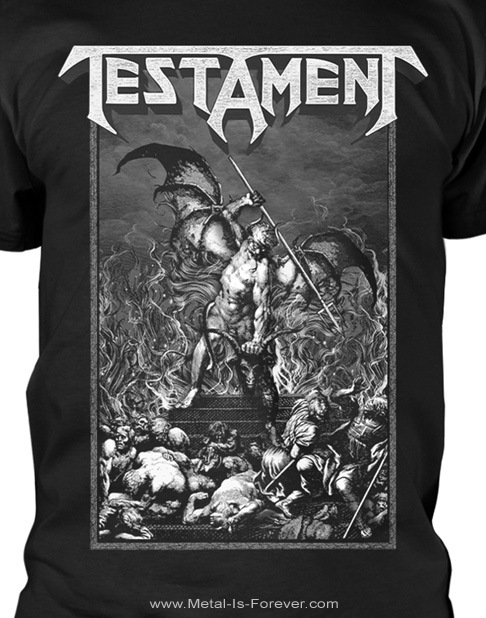 TESTAMENT (�ƥ�������) PITCHFORK HORNS �֥ԥå��ե��������ۡ��󥺡� T�����