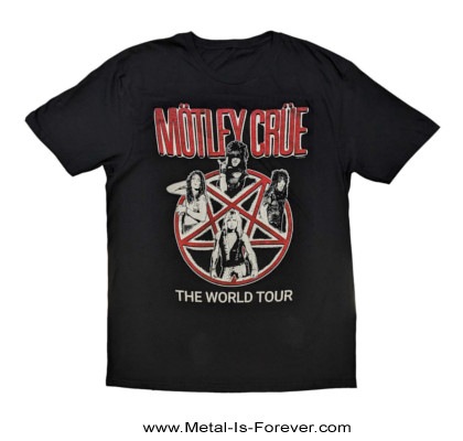 MOTLEY CRUE (ȥ꡼롼) Vintage World Tour Pentagram ֥ơɡĥڥ󥿥 ԥ