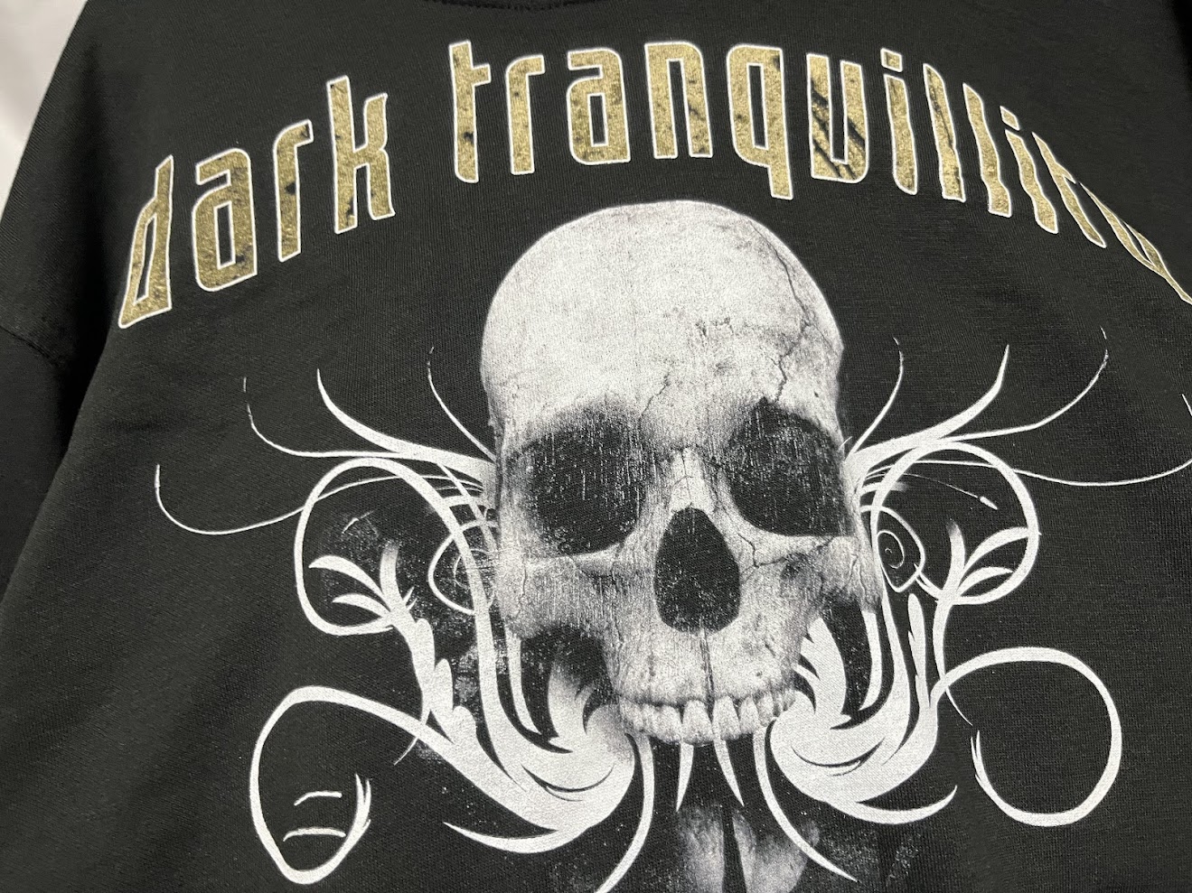 �ں߸ˤ����DARK TRANQUILLITY (���������ȥ�󥭥��ƥ���) Fiction-Skull �֥ե�������󡦥������ XL������