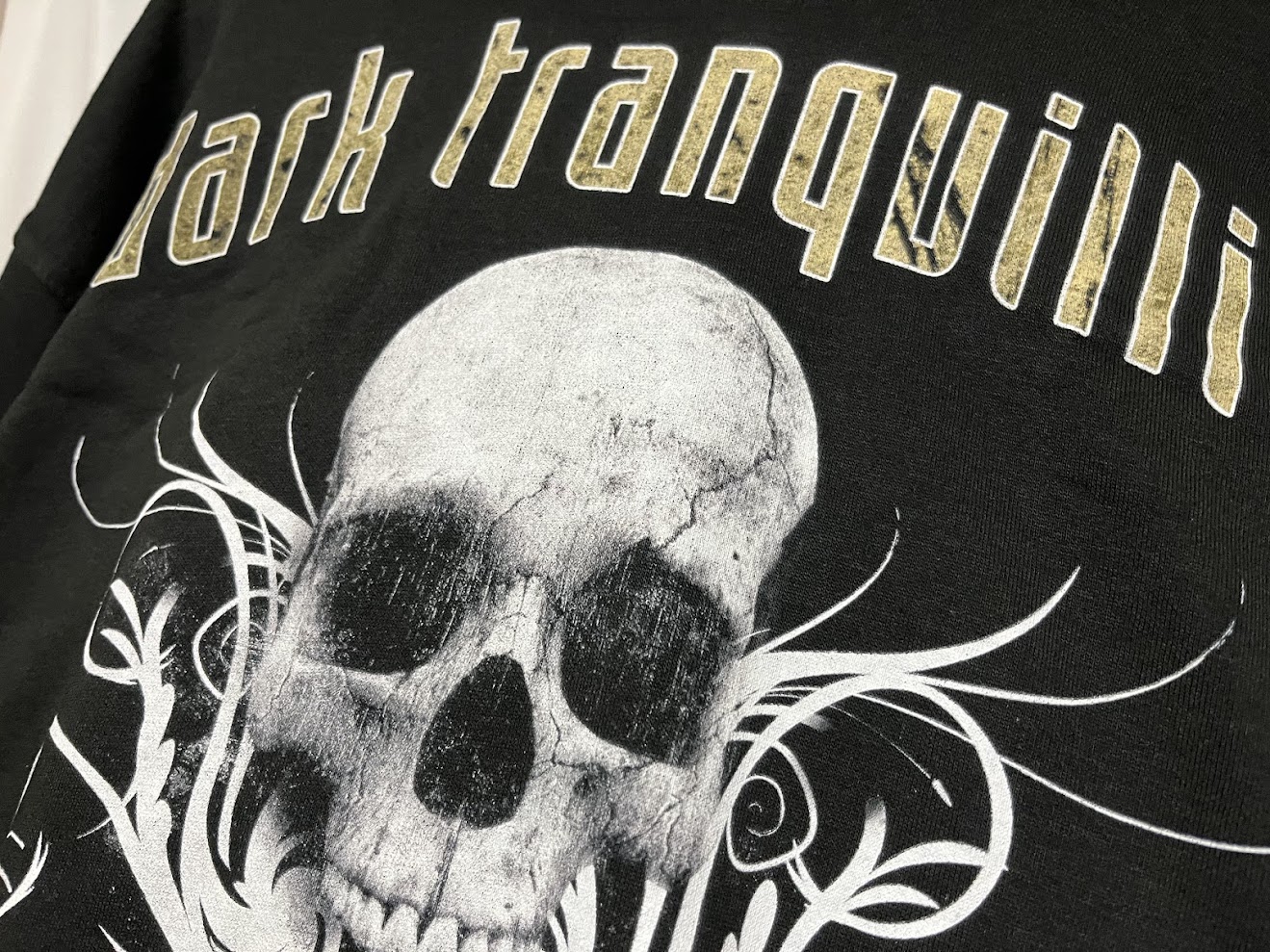 �ں߸ˤ����DARK TRANQUILLITY (���������ȥ�󥭥��ƥ���) Fiction-Skull �֥ե�������󡦥������ XL������