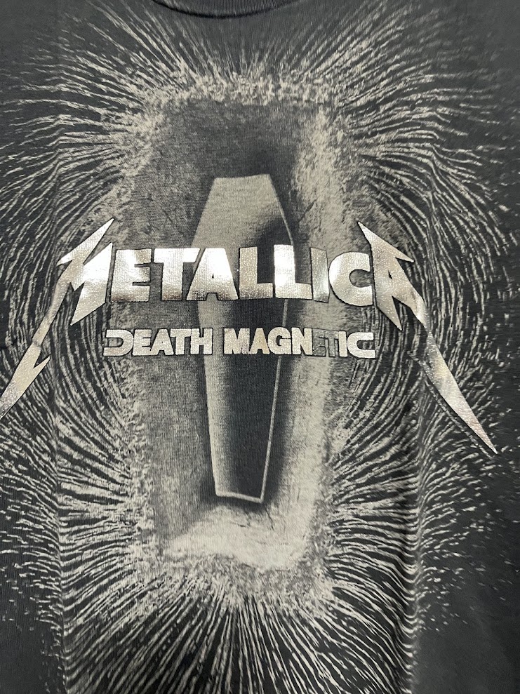 �ں߸�ͭ���METALLICA (�᥿�ꥫ) Death Magnetic �֥ǥ����ޥ��ͥƥ��å��� �ԥ���� L������