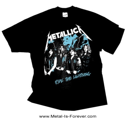 メタリカ オフィシャル ライドザライトニング Tシャツ バンドTシャツ バンT Amazon.co.jp: Metallica Ride The Lightning メンズ ブラック T