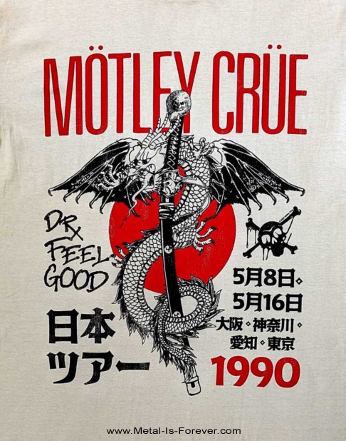 MOTLEY CRUE (ȥ꡼롼) Dr. Feelgood Japanese Tour '90 ֥ɥե륰åɡ1990ǯѥ󎥥ĥ ԥġʥʥ롦顼