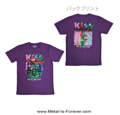 KISS (���å�) End Of The Road Tour �֥���Ɏ����֎����������ɡ��ĥ����� ���顼���ݥå� T����ġʻ��