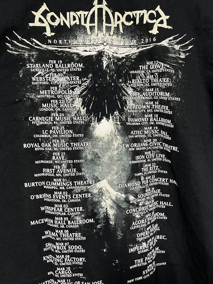 �ں߸ˤ����SONATA ARCTICA (���ʥ����������ƥ���) WHITE WOLF �֥ۥ磻�ȡ�����ա� 2016ǯ���ƥĥ��� �ԥ����  L�������ڥ��쥯�����������ƥ��