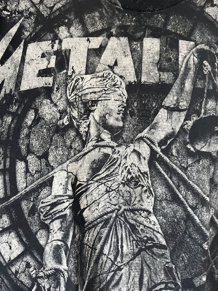 �ں߸�ͭ���METALLICA (�᥿�ꥫ) STONED JUSTICE �֥��ȡ��󡦥��㥹�ƥ����� �����륪���С�T����� L������