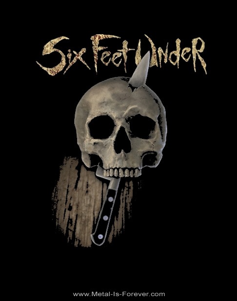 SIX FEET UNDER (åեȡ) KNIFE SKULL ֥ʥա T